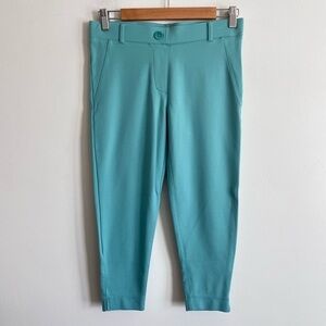 Betabrand Mint Green Crop Two-Pocket Dress Cropped Yoga Pants
